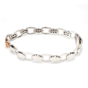 Men of Platinum | Dual-tone Dynamic Men's Bracelet JL PTB 731