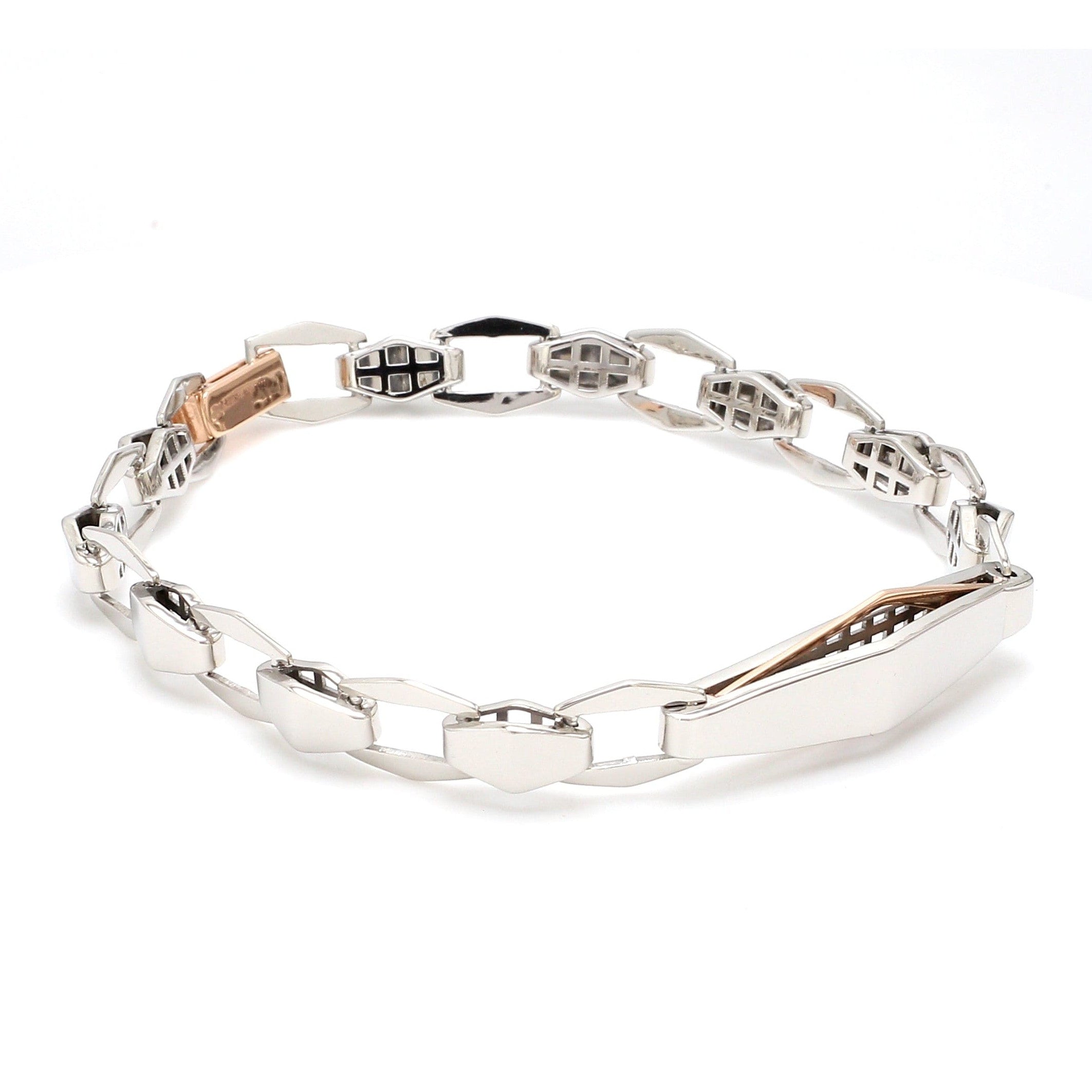 Men of Platinum | Dual-tone Dynamic Men's Bracelet JL PTB 731