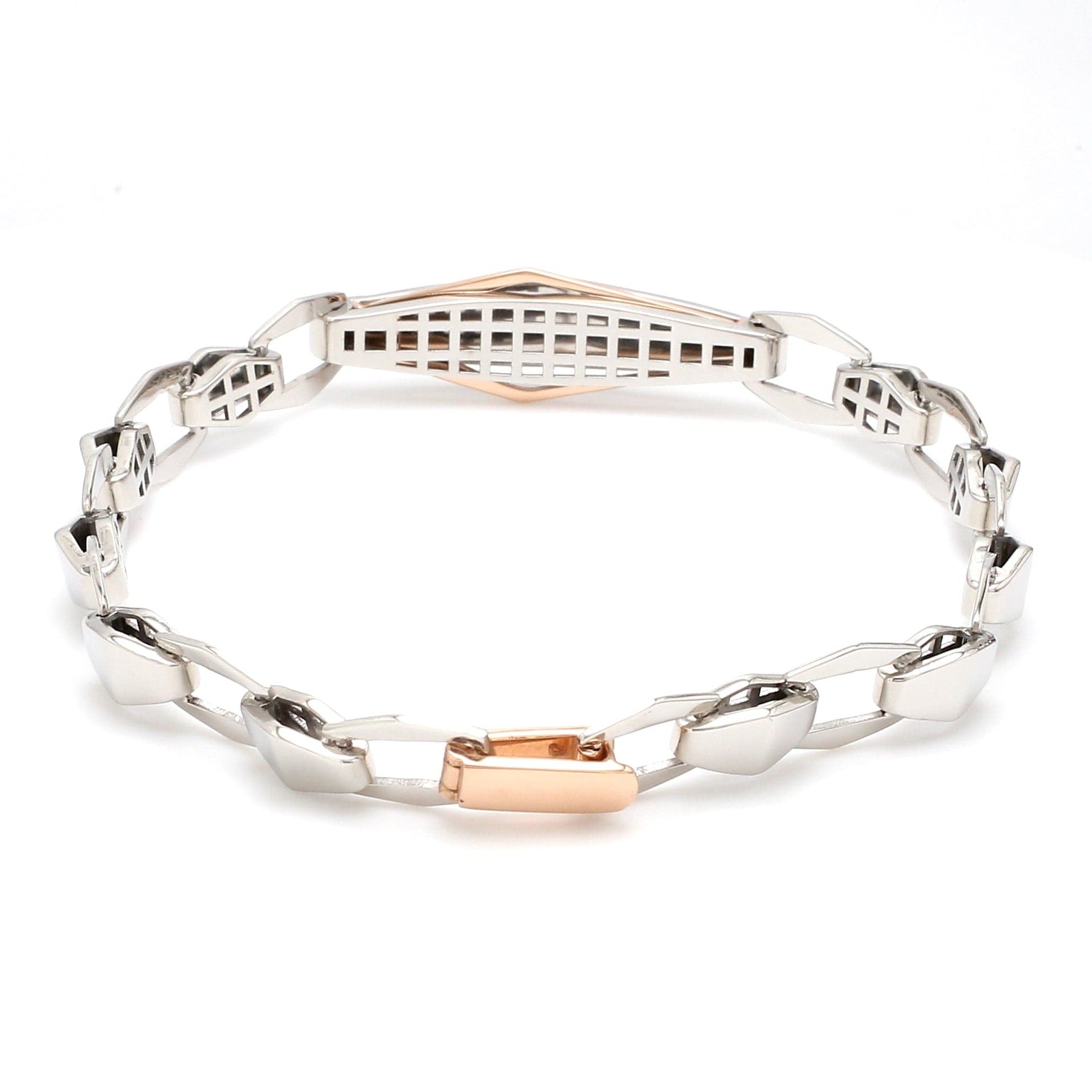 Men of Platinum | Dual-tone Dynamic Men's Bracelet JL PTB 731