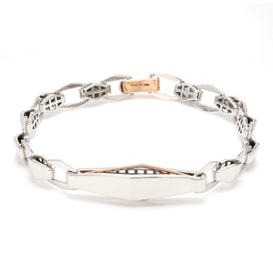 Men of Platinum | Dual-tone Dynamic Men's Bracelet JL PTB 731