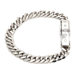 Load image into Gallery viewer, Men of Platinum | Heavy Platinum Bracelet with Unique Diamond Studded Lock JL PTB 1098
