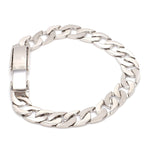 Load image into Gallery viewer, Men of Platinum | Heavy Platinum Bracelet with Unique Diamond Studded Lock JL PTB 651
