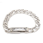 Load image into Gallery viewer, Men of Platinum | Heavy Platinum Bracelet with Unique Diamond Studded Lock JL PTB 651
