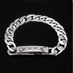 Load image into Gallery viewer, Men of Platinum | Heavy Platinum Bracelet with Unique Diamond Studded Lock JL PTB 651
