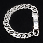 Load image into Gallery viewer, Men of Platinum | Heavy Platinum Bracelet with Unique Diamond Studded Lock JL PTB 651
