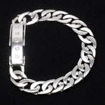 Load image into Gallery viewer, Men of Platinum | Heavy Platinum Bracelet with Unique Diamond Studded Lock JL PTB 651
