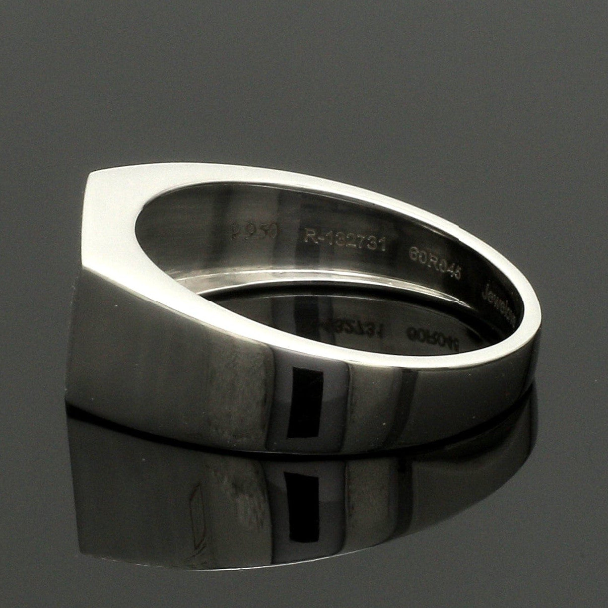 Heavy Platinum Ring for Men JL PT 1056