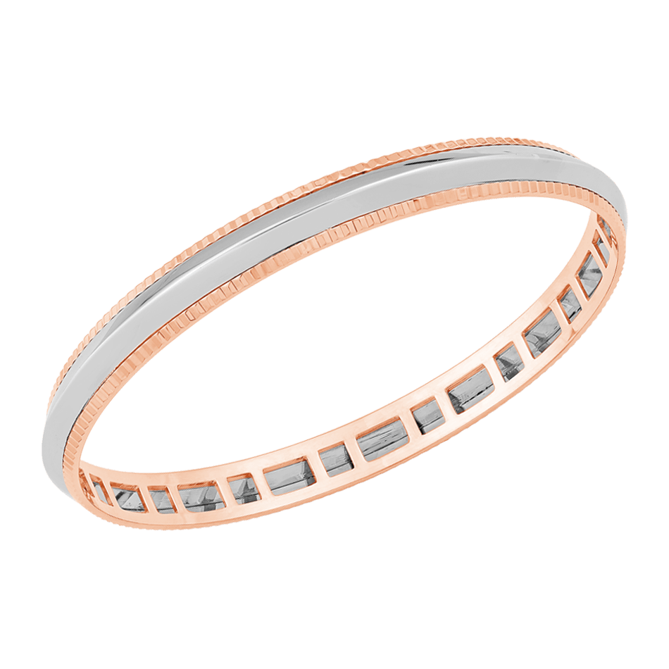 Men of Platinum | Kada with Rose Gold for Men JL PTB 0153