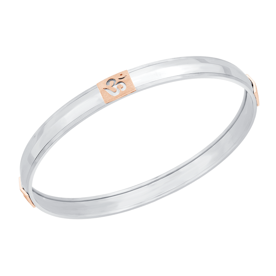 Men of Platinum | Kada with Rose Gold for Men JL PTB 0163