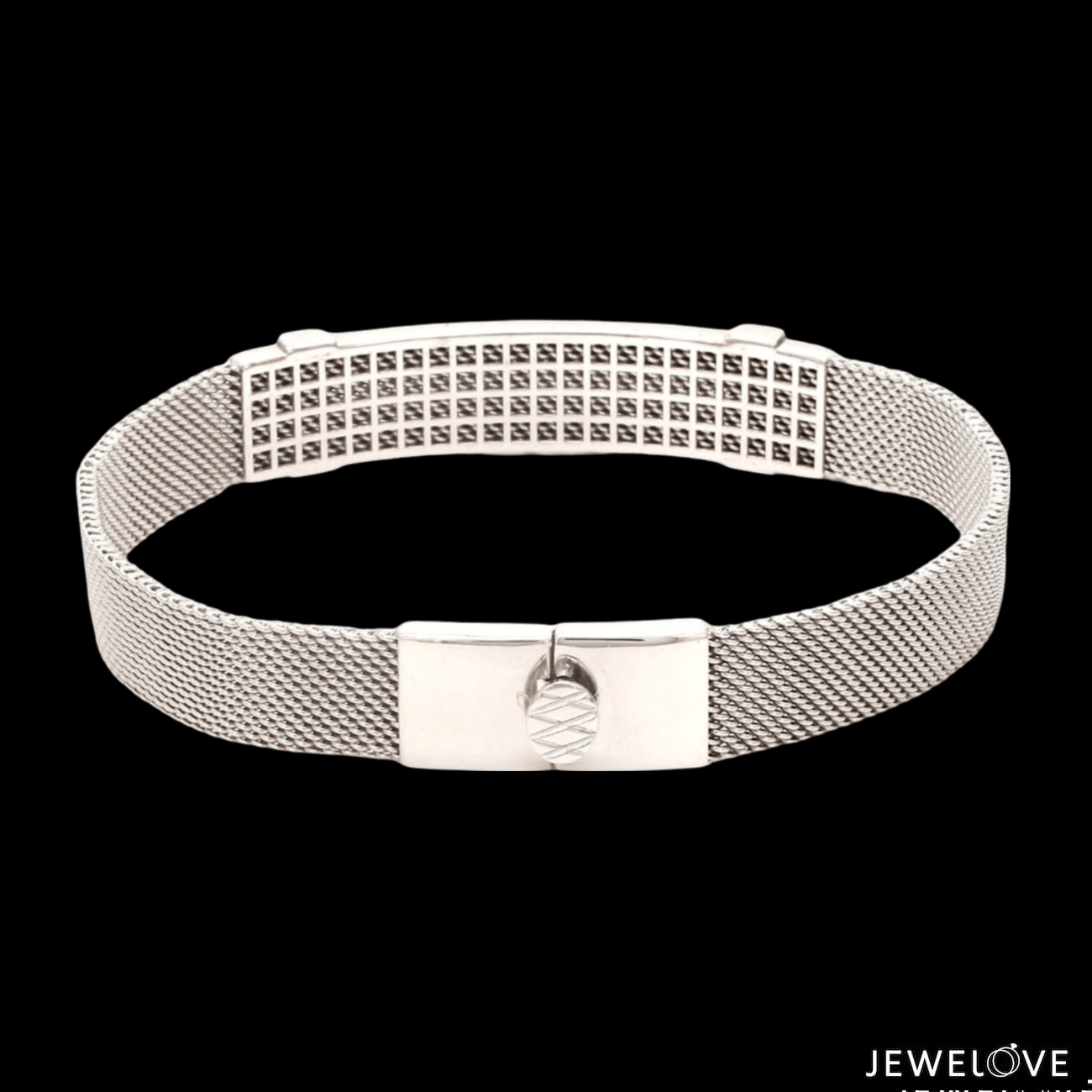 Men of Platinum | Platinum with White Gold Bracelet for Men JL PTB 813-A