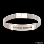 Load image into Gallery viewer, Men of Platinum | Platinum with White Gold Bracelet for Men JL PTB 813-A
