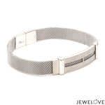 Load image into Gallery viewer, Men of Platinum | Platinum with White Gold Bracelet for Men JL PTB 813-A
