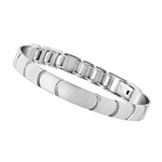 Load image into Gallery viewer, Men of Platinum | Platinum Bracelet with Matte Finish for Men JL PTB 2000
