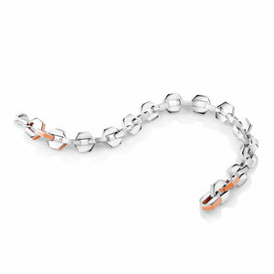 Men of Platinum | Designer Bracelet with Rose Gold for Men JL PTB 1190