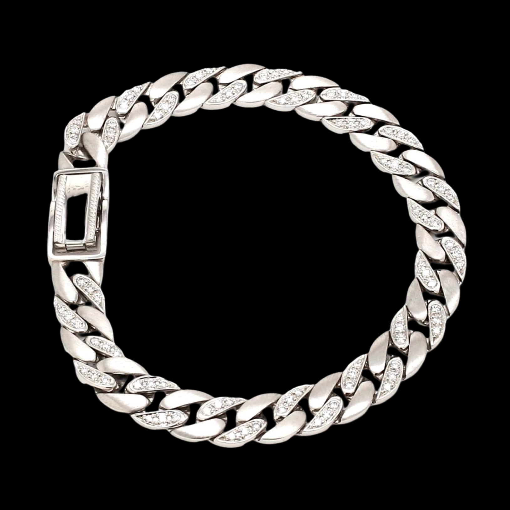 Men of Platinum | Heavy Platinum Diamond Cuban Bracelet JL PTB 1099