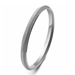 Load image into Gallery viewer, Men of Platinum | Platinum Kada with Stripes JL PTB 652
