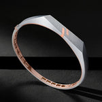 Load image into Gallery viewer, Men of Platinum | Platinum &amp; Rose Gold Bracelet for Men JL PTB 1170
