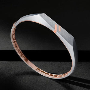 Men of Platinum | Platinum & Rose Gold Bracelet for Men JL PTB 1170