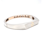 Load image into Gallery viewer, Men of Platinum | Platinum &amp; Rose Gold Bracelet for Men JL PTB 1170
