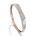 Load image into Gallery viewer, Men of Platinum | Platinum &amp; Rose Gold Bracelet for Men JL PTB 1170
