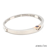 Load image into Gallery viewer, Men of Platinum | Platinum Rose Gold Bracelet for Men JL PTB 801
