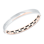 Load image into Gallery viewer, Men of Platinum | Platinum &amp; Rose Gold Bracelet for Men JL PTB 805
