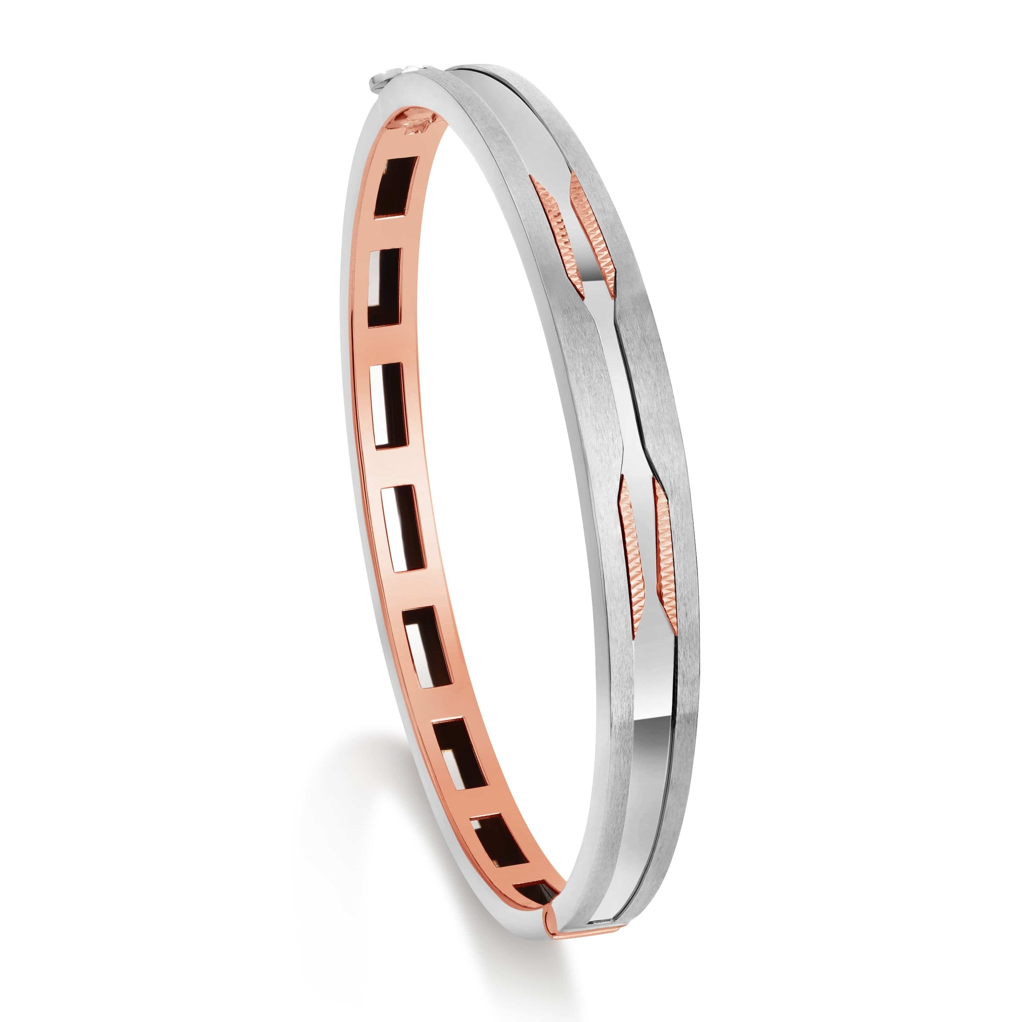 Men of Platinum | Platinum & Rose Gold Bracelet for Men JL PTB 807