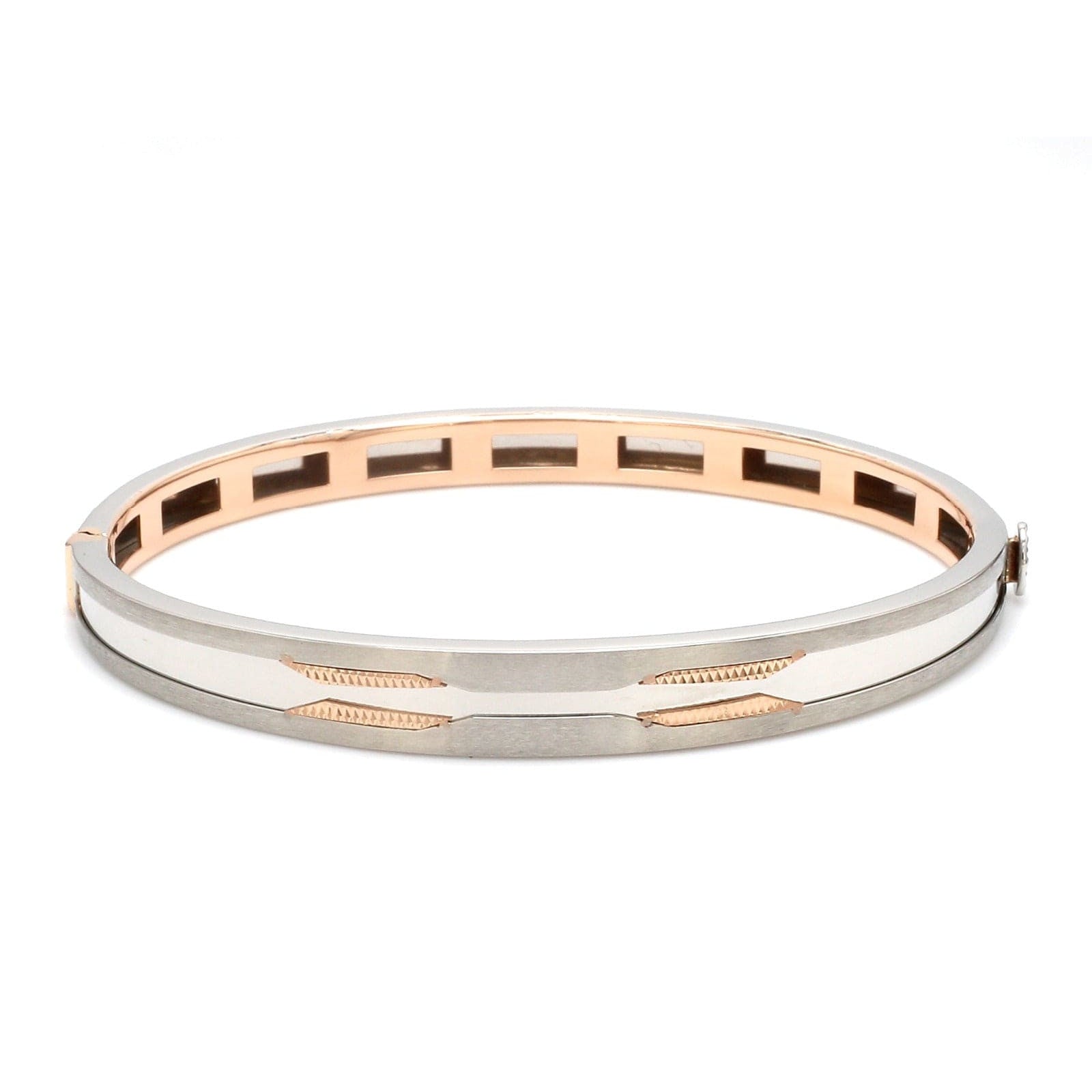 Men of Platinum | Platinum & Rose Gold Bracelet for Men JL PTB 807