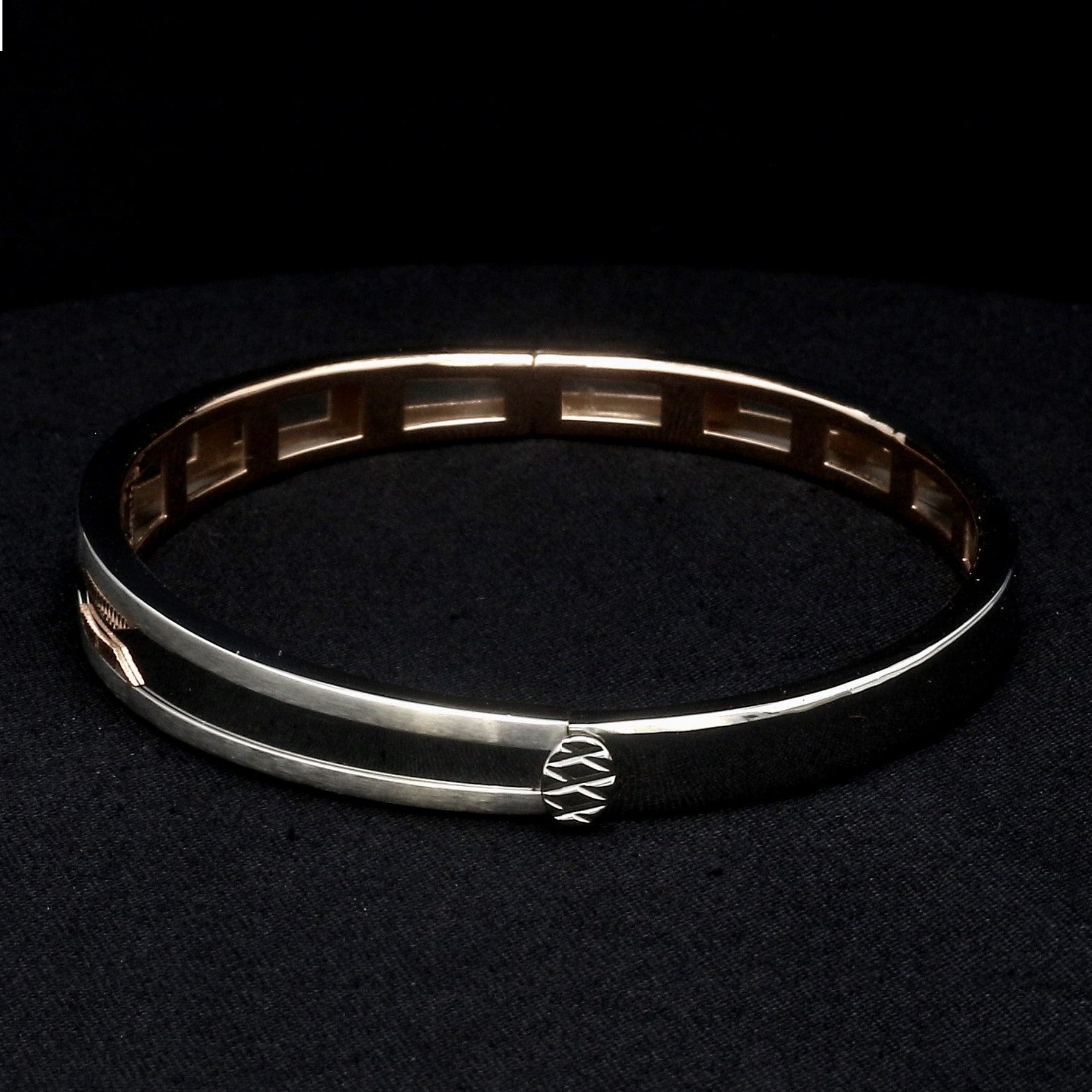 Men of Platinum | Platinum & Rose Gold Bracelet for Men JL PTB 807