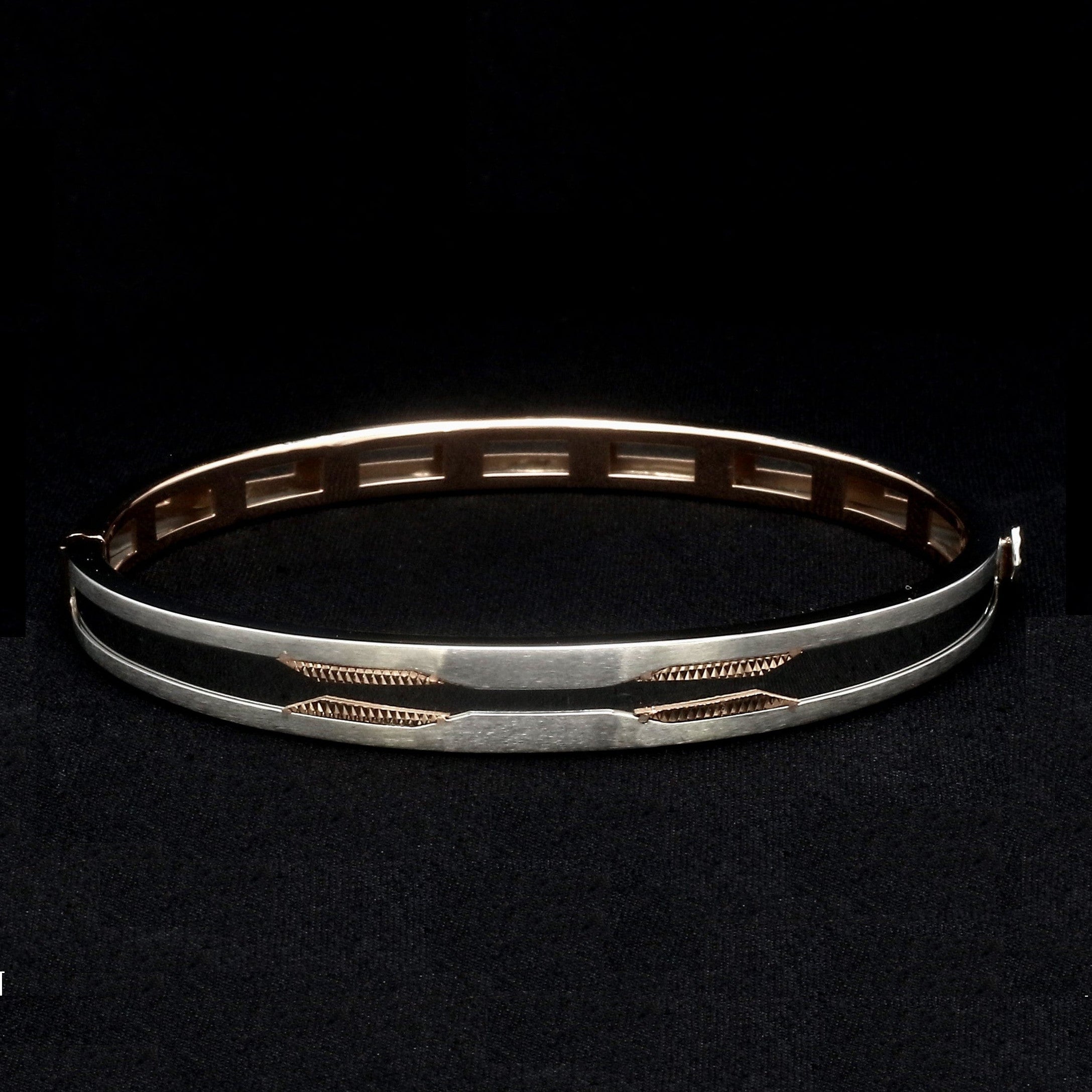 Men of Platinum | Platinum & Rose Gold Bracelet for Men JL PTB 807