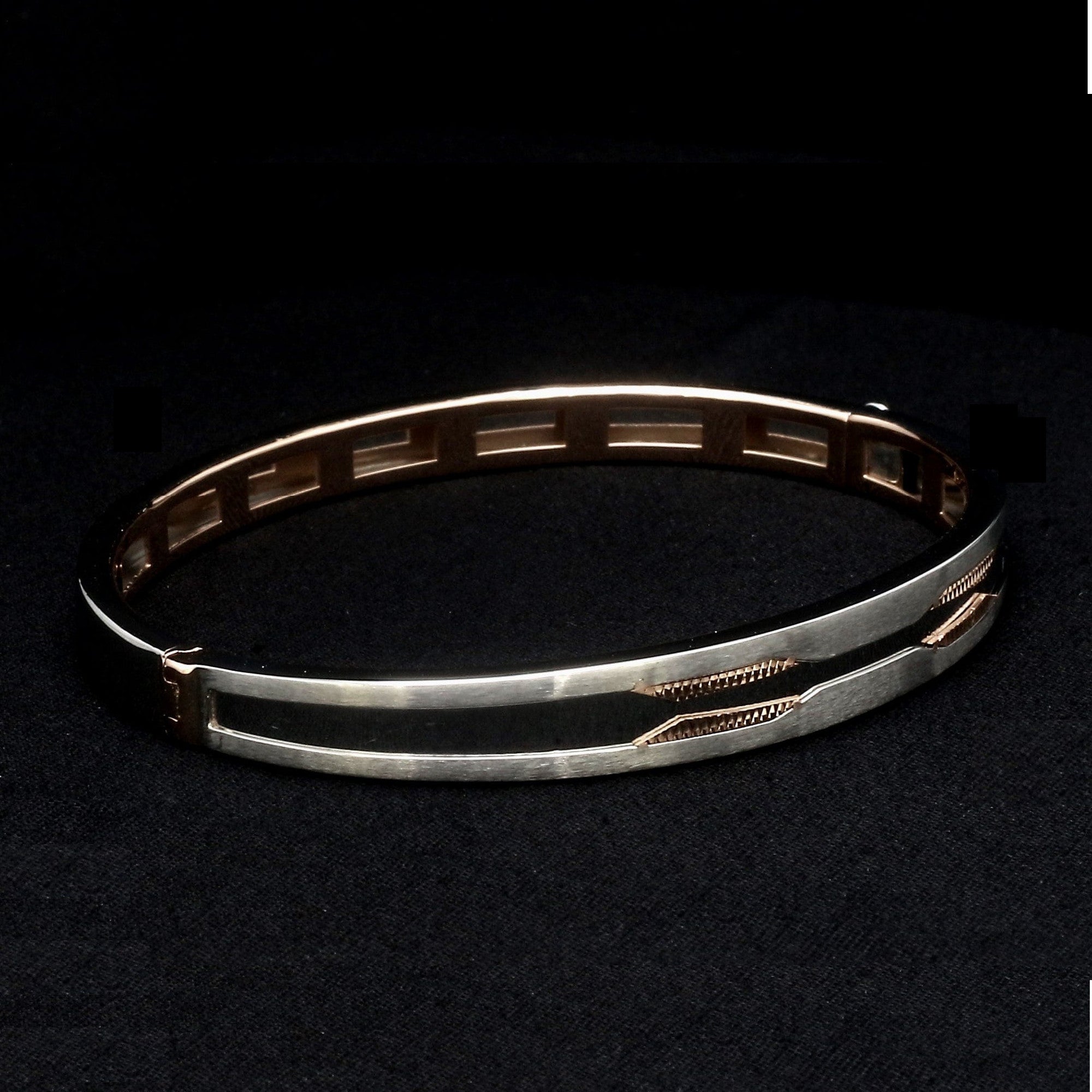 Men of Platinum | Platinum & Rose Gold Bracelet for Men JL PTB 807