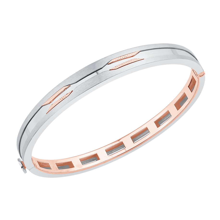 Men of Platinum | Platinum & Rose Gold Bracelet for Men JL PTB 807