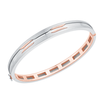 Load image into Gallery viewer, Men of Platinum | Platinum &amp; Rose Gold Bracelet for Men JL PTB 807
