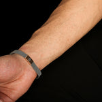 Load image into Gallery viewer, Men of Platinum| Platinum &amp; Rose Gold Bracelet for Men JL PTB 813
