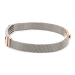 Load image into Gallery viewer, Men of Platinum| Platinum &amp; Rose Gold Bracelet for Men JL PTB 813
