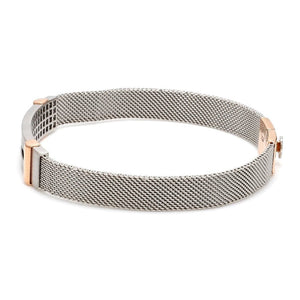 Men of Platinum| Platinum & Rose Gold Bracelet for Men JL PTB 813