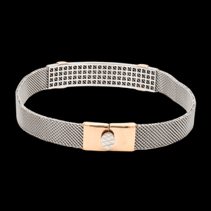 Men of Platinum| Platinum & Rose Gold Bracelet for Men JL PTB 813