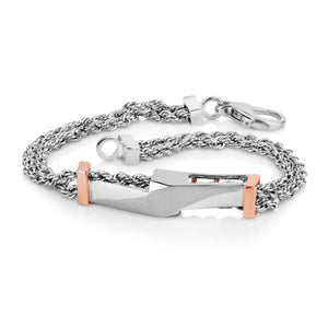 Men of Platinum | Platinum Rose Gold Bracelet JL PTB 822