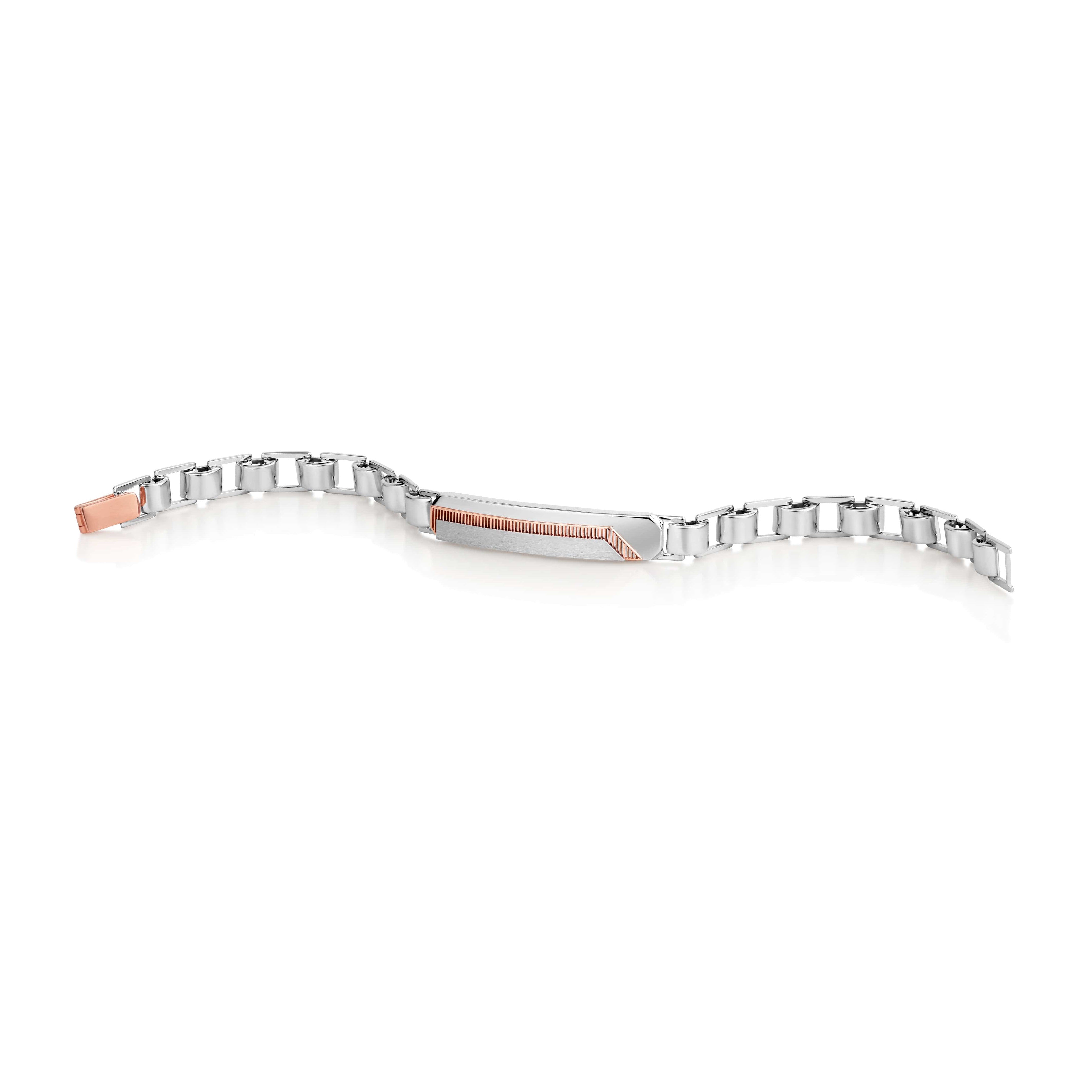 Men of Platinum | Platinum Rose Gold Bracelet JL PTB 823