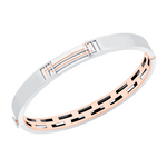 Load image into Gallery viewer, Men of Platinum | Rose Gold Bracelet for Men JL PTB 1203
