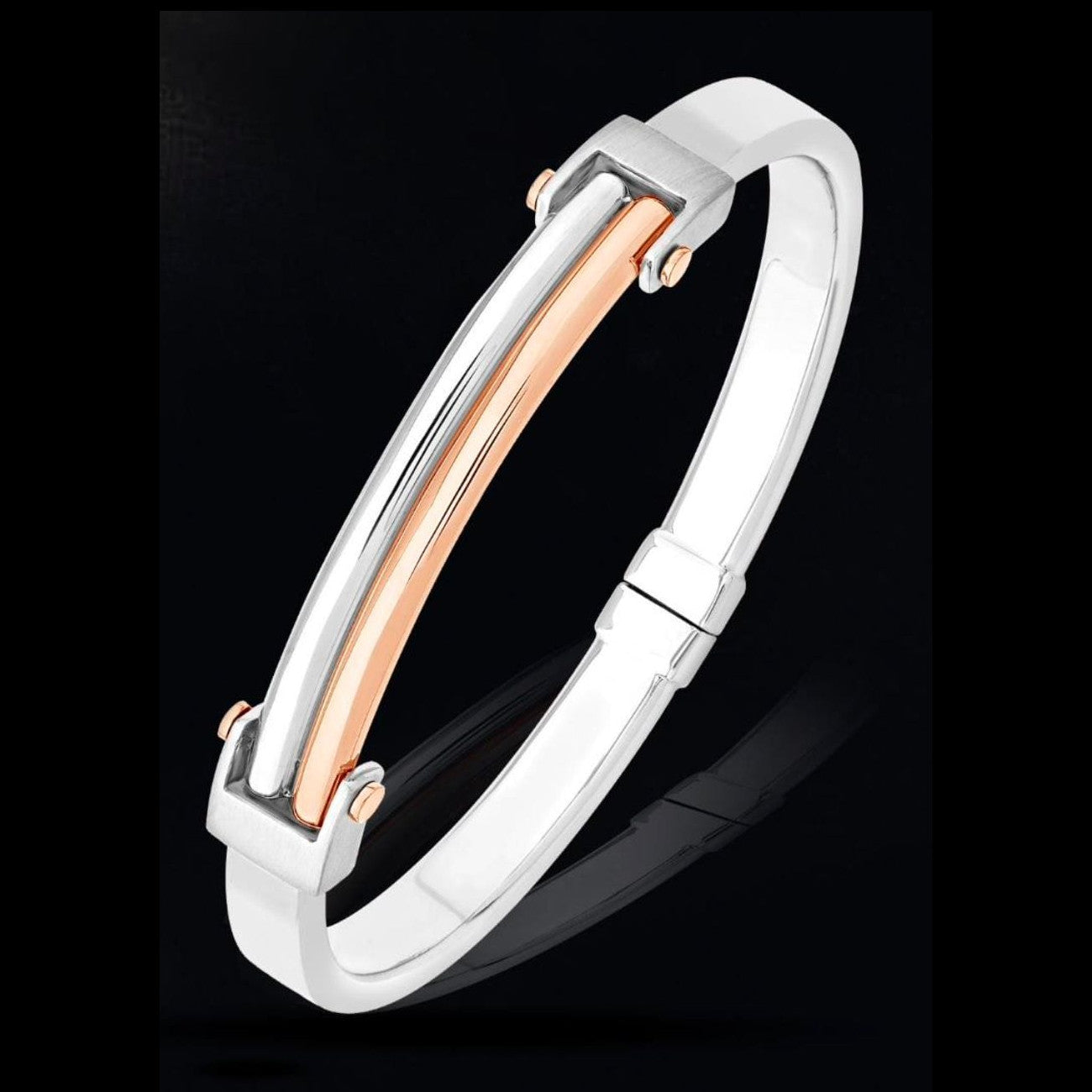 Men of Platinum | Rose Gold  Bracelet for Men JL PTB 1269