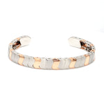 Load image into Gallery viewer, Men of Platinum | Rose Gold Fusion Cuff Bracelet for Men JL PTB 649
