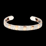 Load image into Gallery viewer, Men of Platinum | Rose Gold Fusion Cuff Bracelet for Men JL PTB 649
