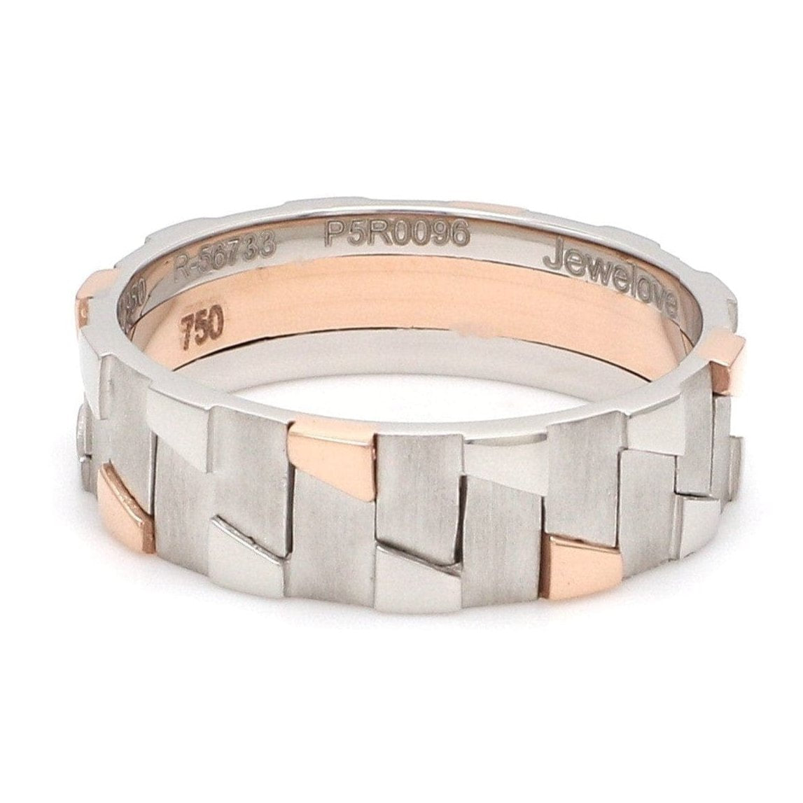 Men of Platinum | Rose Gold Fusion Ring for Men JL PT 684