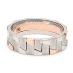 Load image into Gallery viewer, Men of Platinum | Rose Gold Fusion Ring for Men JL PT 684
