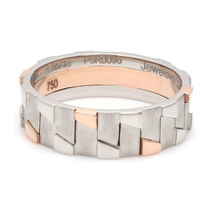 Men of Platinum | Rose Gold Fusion Ring for Men JL PT 684