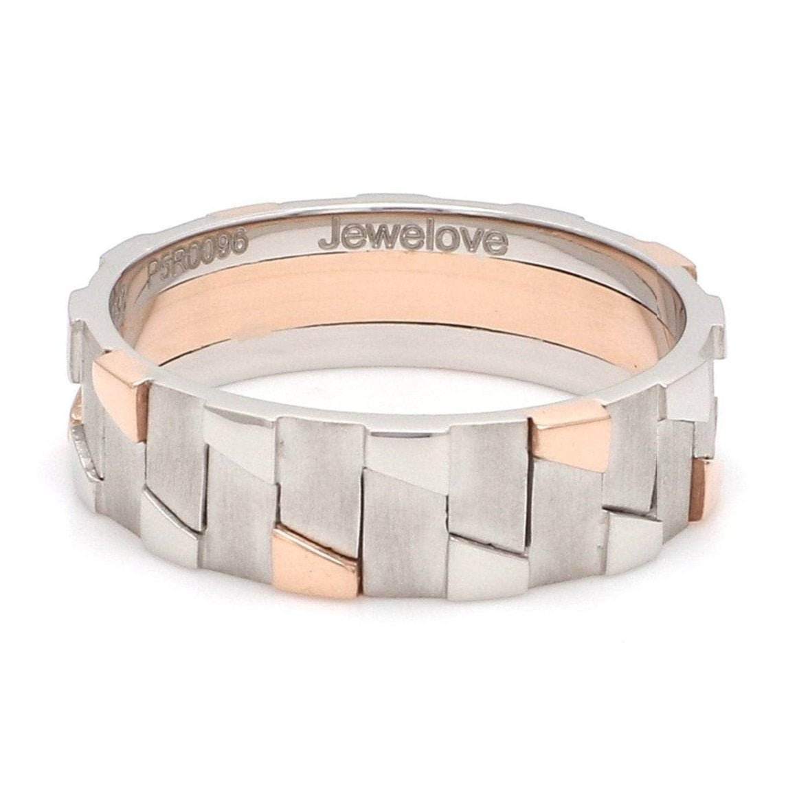 Men of Platinum | Rose Gold Fusion Ring for Men JL PT 684