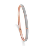 Load image into Gallery viewer, Men of Platinum | Rose Gold Fusion Textured Kada for Men JL PTB 733
