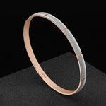 Load image into Gallery viewer, Men of Platinum | Rose Gold Fusion Textured Kada for Men JL PTB 733
