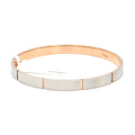 Load image into Gallery viewer, Men of Platinum | Rose Gold Fusion Textured Kada for Men JL PTB 733
